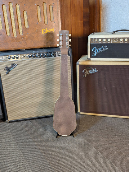 Harmony H2 Lapsteel Electric Guitar w/Case - White Pearlette (1954-1960)