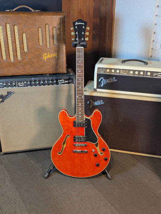 Eastman T386 Semi-Hollow Electric Guitar w/Case - Red (2013)