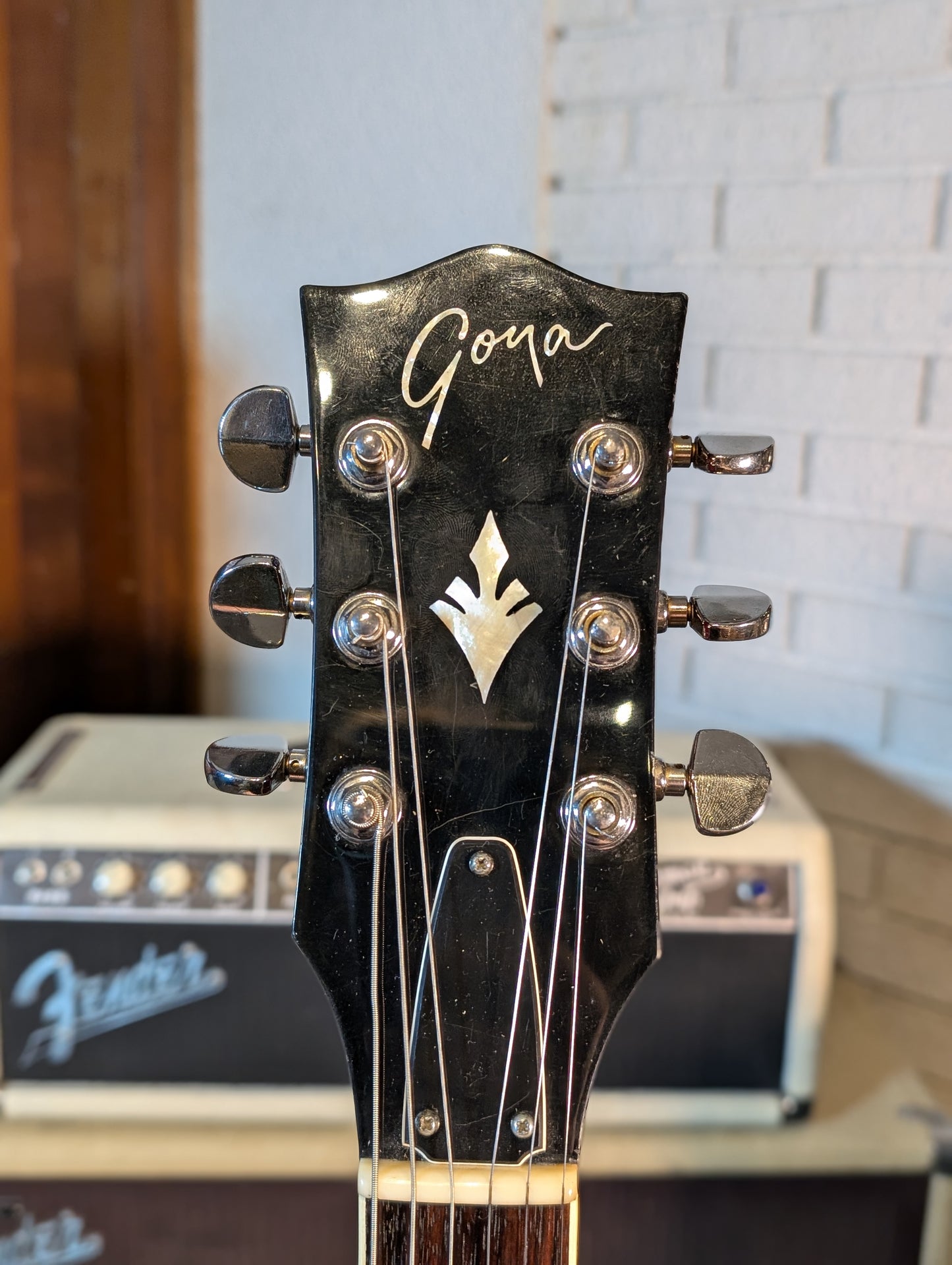 Goya Thinline Semi-Hollow Electric Guitar w/Case - Cherry Red (1970's)