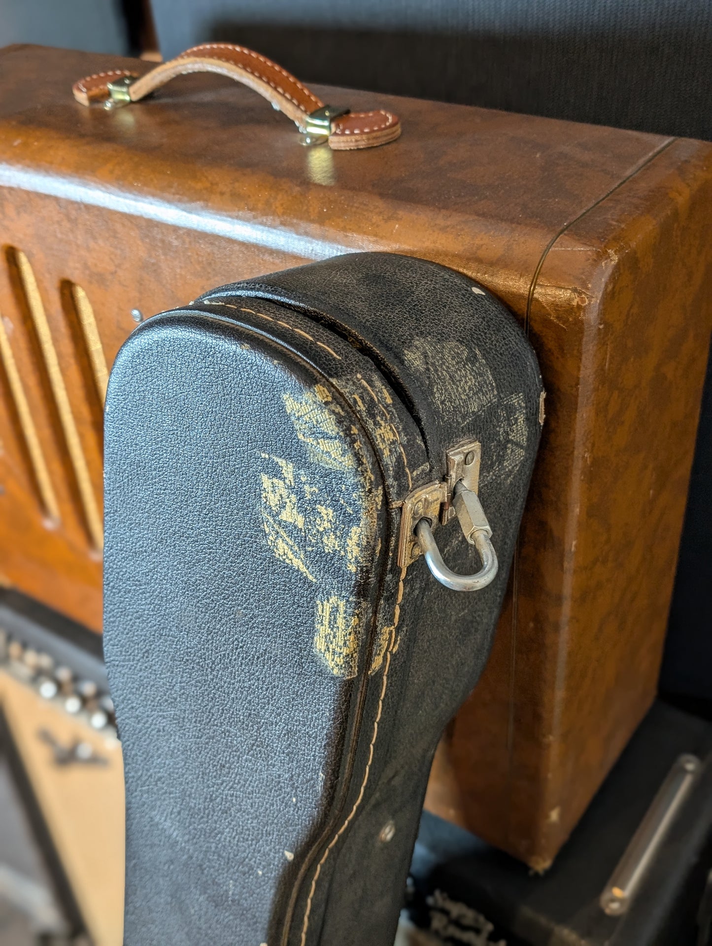 Goya Thinline Semi-Hollow Electric Guitar w/Case - Cherry Red (1970's)