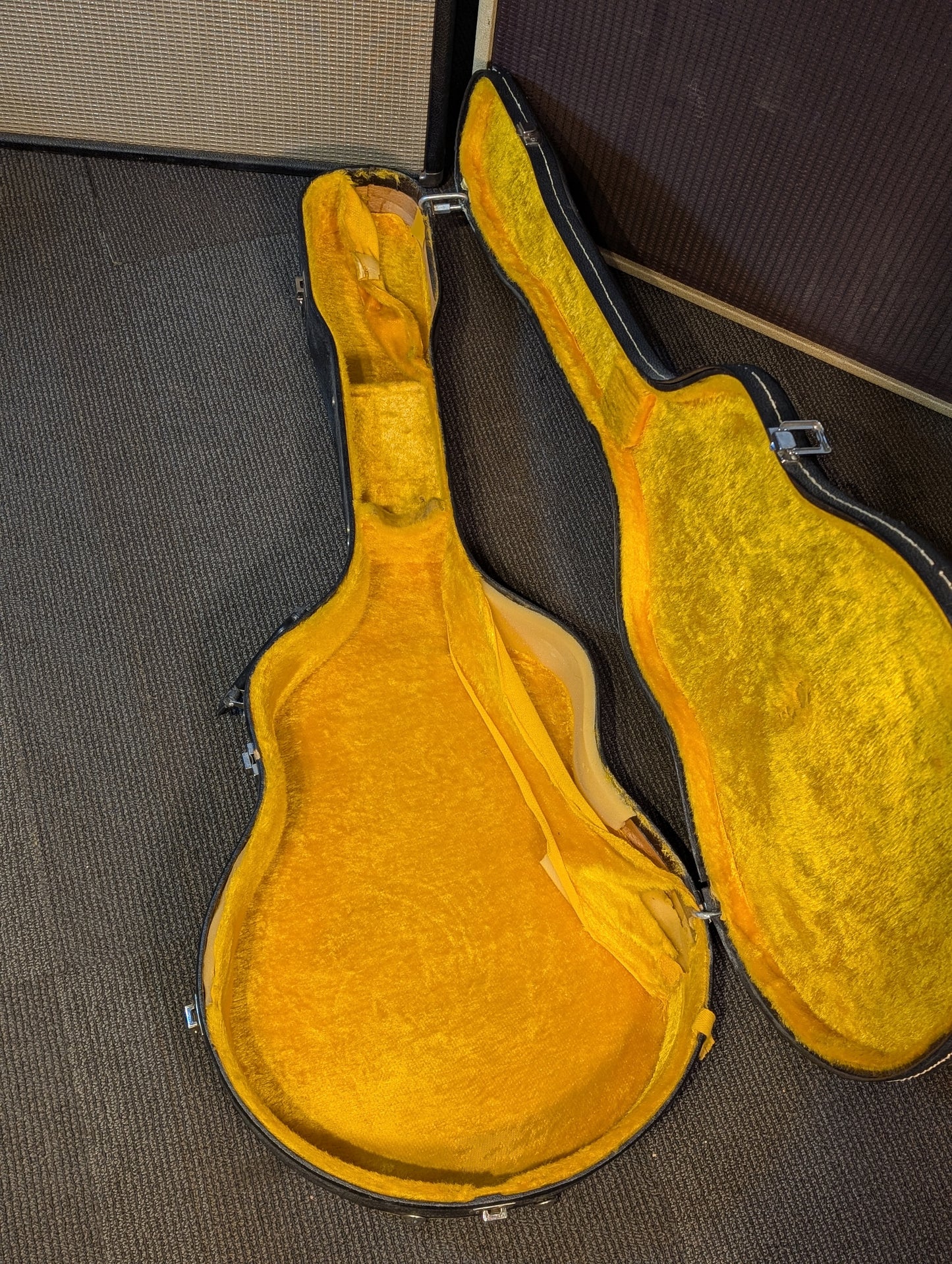 Goya Thinline Semi-Hollow Electric Guitar w/Case - Cherry Red (1970's)