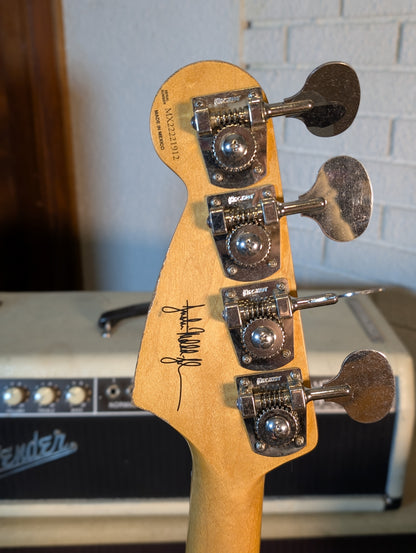 Fender JMJ Road Worn Mustang Bass - Faded Daphne Blue (2022)