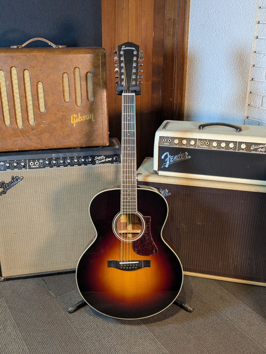 Eastman AC330E 12-String Jumbo Acoustic/Electric Guitar w/Case - Sunburst (B-Stock Serial #M2436560)
