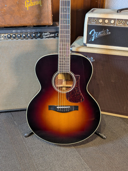Eastman AC330E 12-String Jumbo Acoustic/Electric Guitar w/Case - Sunburst (B-Stock Serial #M2436560)