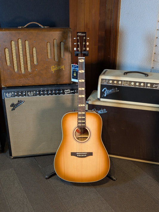 Norman Limited Edition B-150 Anniversary Acoustic/Electric Guitar w/Gig Bag - High Gloss Vintage Burst (46/150)