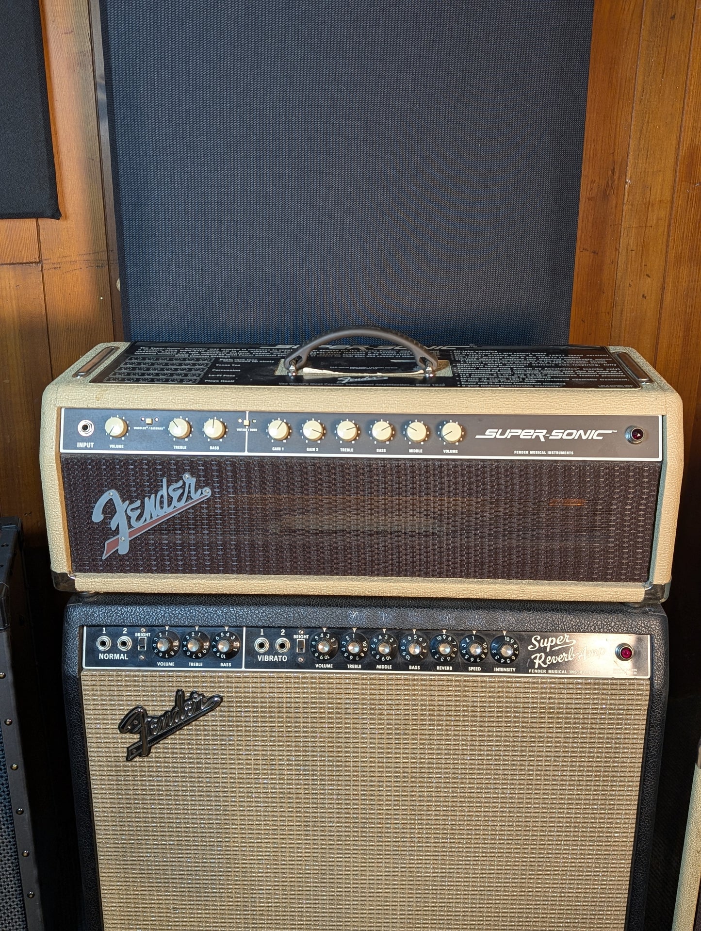 Fender Super-Sonic 60w Guitar Amplifier w/Footswitch - Blonde (2008)