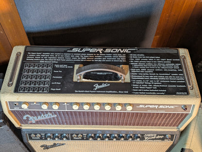 Fender Super-Sonic 60w Guitar Amplifier w/Footswitch - Blonde (2008)