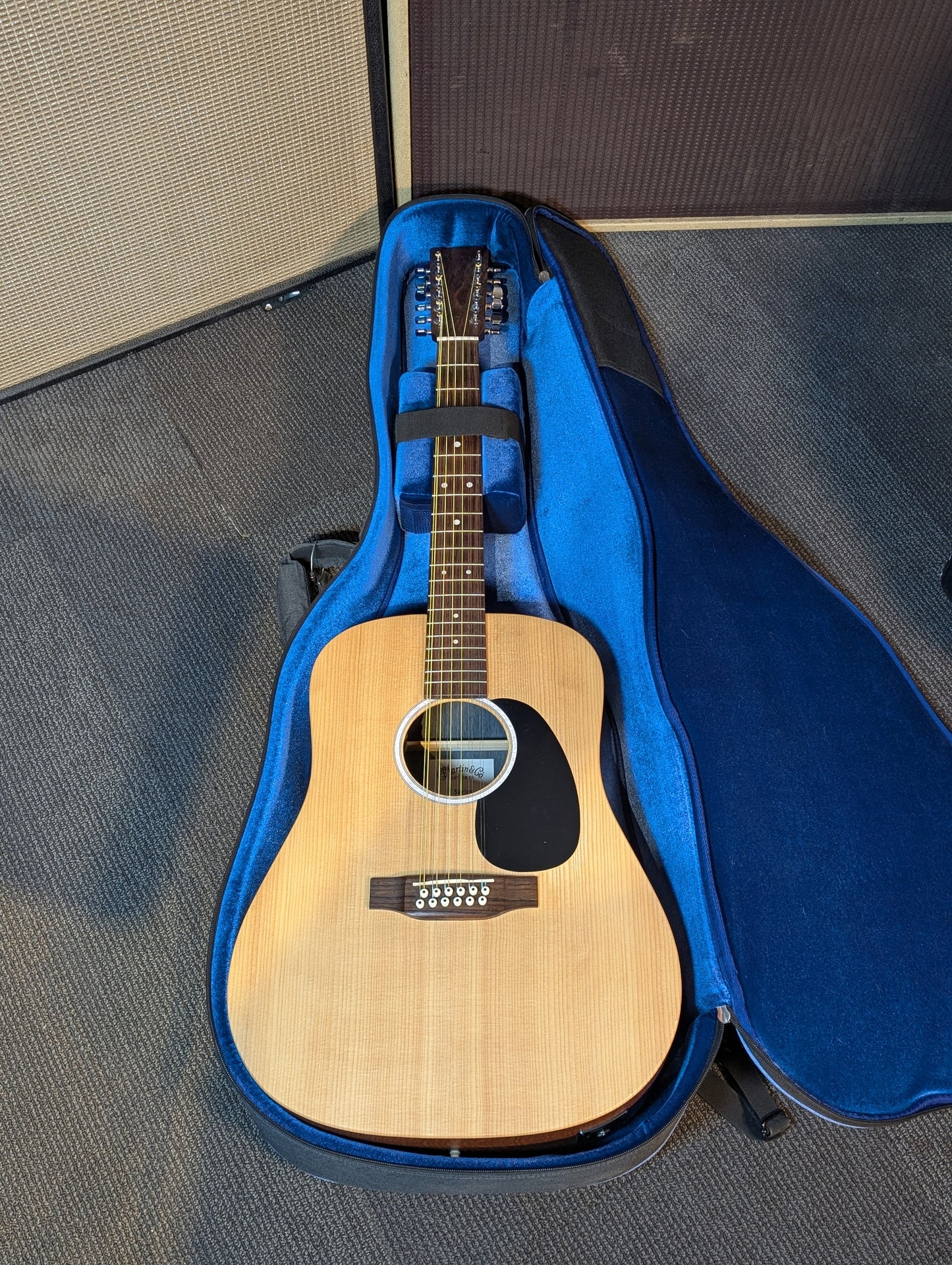 Martin X Series DX-2E Acoustic/Electric 12 String Guitar w/Gig Bag - Natural (2021)