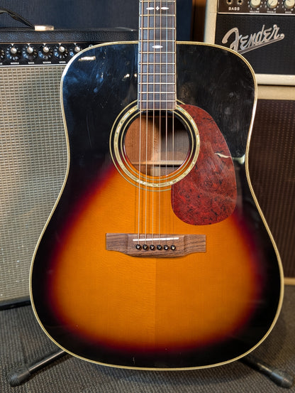 Aria AD-65BS Dreadnought Acoustic Guitar w/Case - Brown Sunburst (Used)