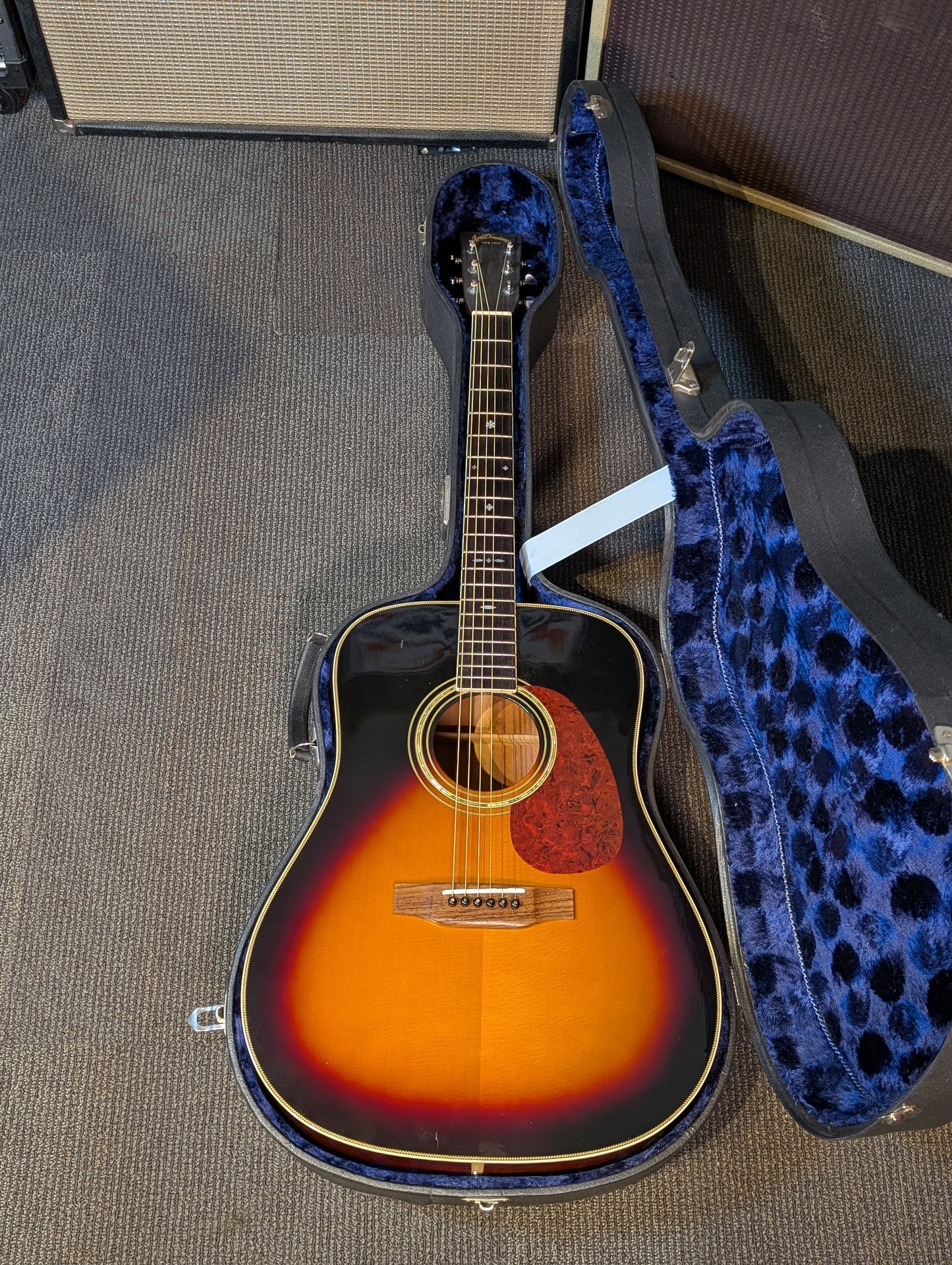 Aria AD-65BS Dreadnought Acoustic Guitar w/Case - Brown Sunburst (Used)