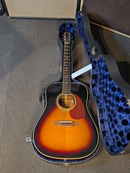 Aria AD-65BS Dreadnought Acoustic Guitar w/Case - Brown Sunburst (Used)
