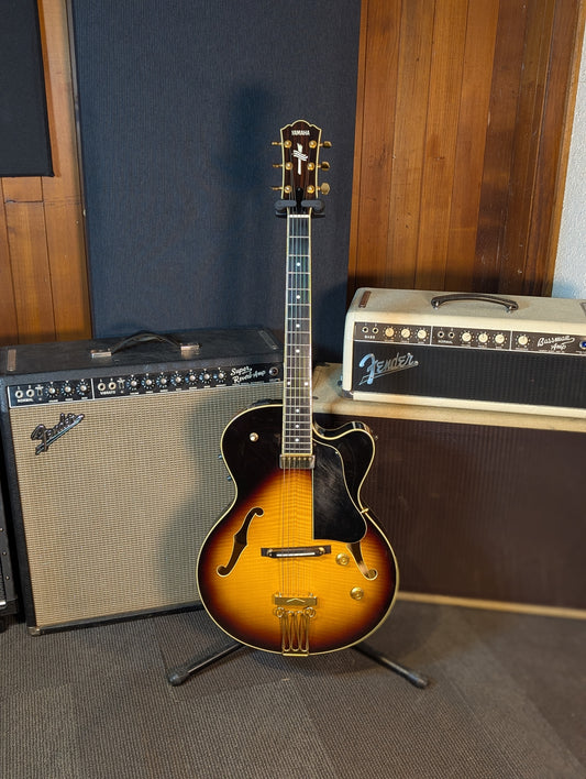 Yamaha AEX1500 Martin Taylor Model Electric/Acoustic Archtop Guitar w/Case - Antique Stain (1999)