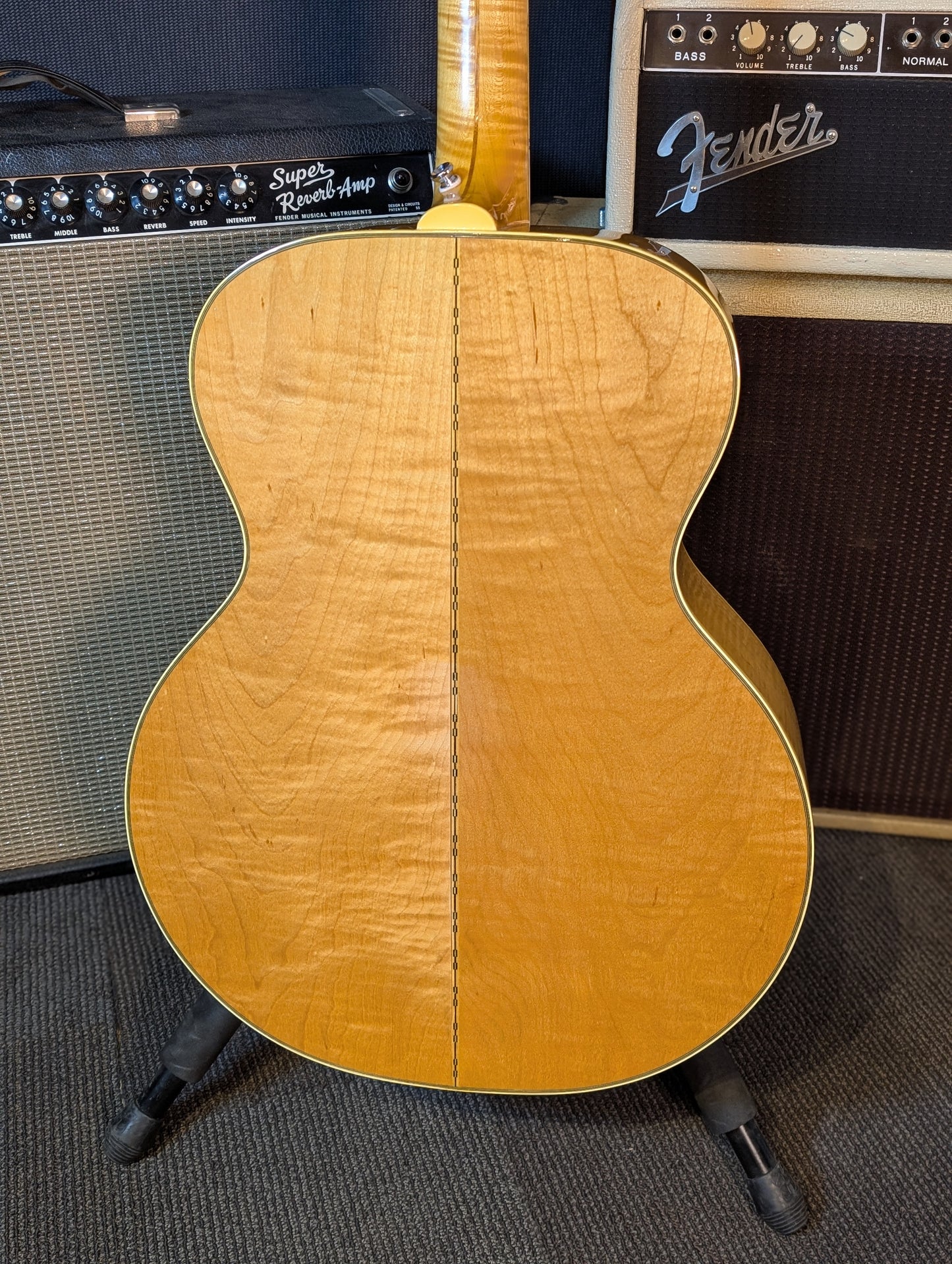 Guild F-44 Mini Jumbo Acoustic Guitar w/Case - Blonde (1983-1984)