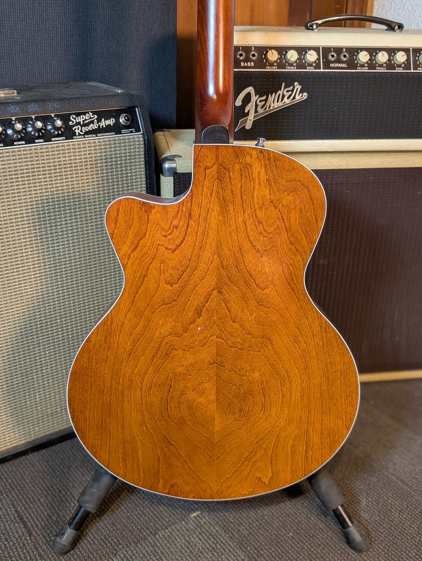 Godin 5th Ave Uptown Custom Hollow Body Electric Guitar -  Havana Brown (Used)
