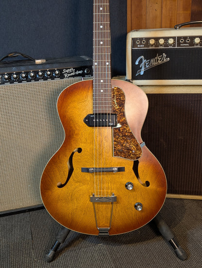 Godin 5th Avenue Kingpin P90 Hollow Body Electric Guitar SF - Cognac Burst (Serial #031986900348)
