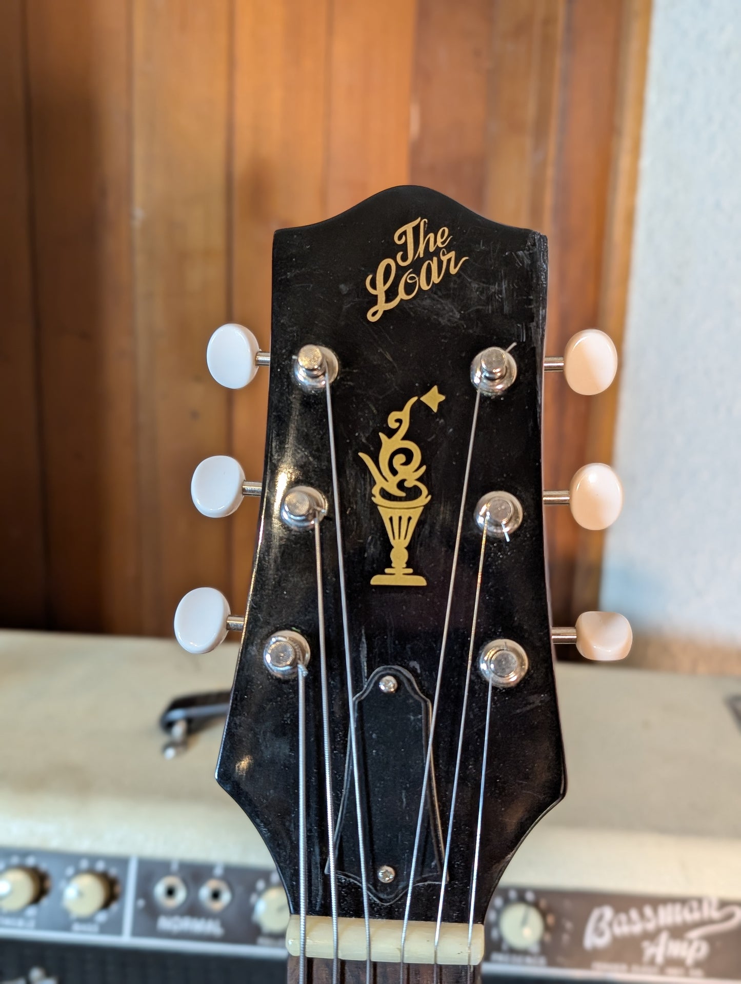 The Loar LH-301T Electric Hollow Body Guitar w/Case - Vintage Sunburst (Used)