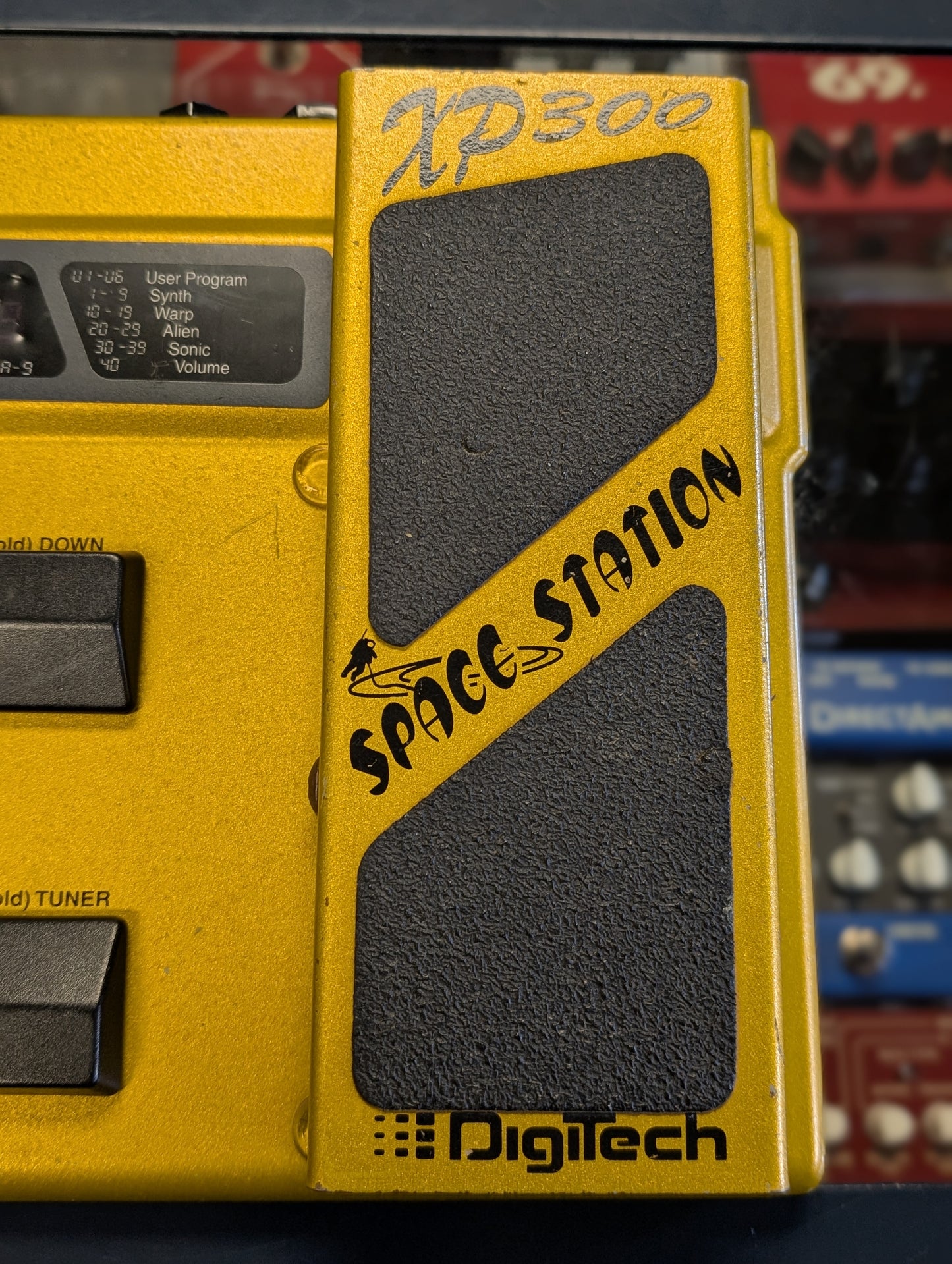 Digitech XP300 Space Station Multi-Effect Pedal w/Power Supply (1990's)