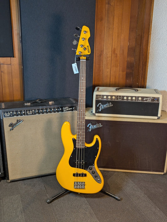 Markbass JB-Style 4-String Electric Bass Guitar w/Gig Bag - Yellow (Store Demo)