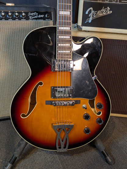 Ibanez Artcore AF75 Hollow Body Electric Guitar w/Case - Brown Sunburst (2009)