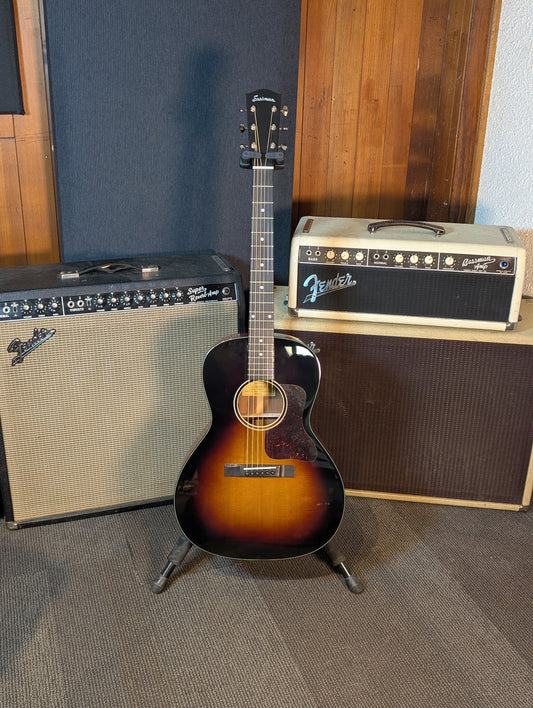 Eastman E1OOSS Deluxe Slope Shoulder Acoustic/Electric Guitar w/Gig Bag - Sunburst (Serial #M2500820)