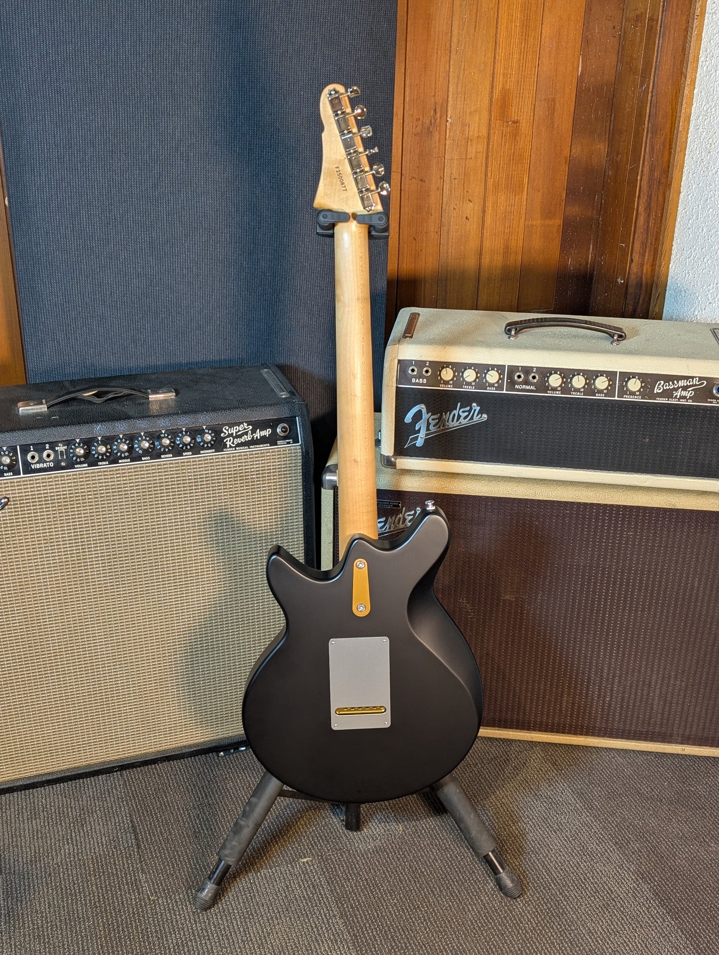 Eastman Fullertone DC'62 Electric Guitar w/Gig Bag - Moss Black (Serial #F2500877)