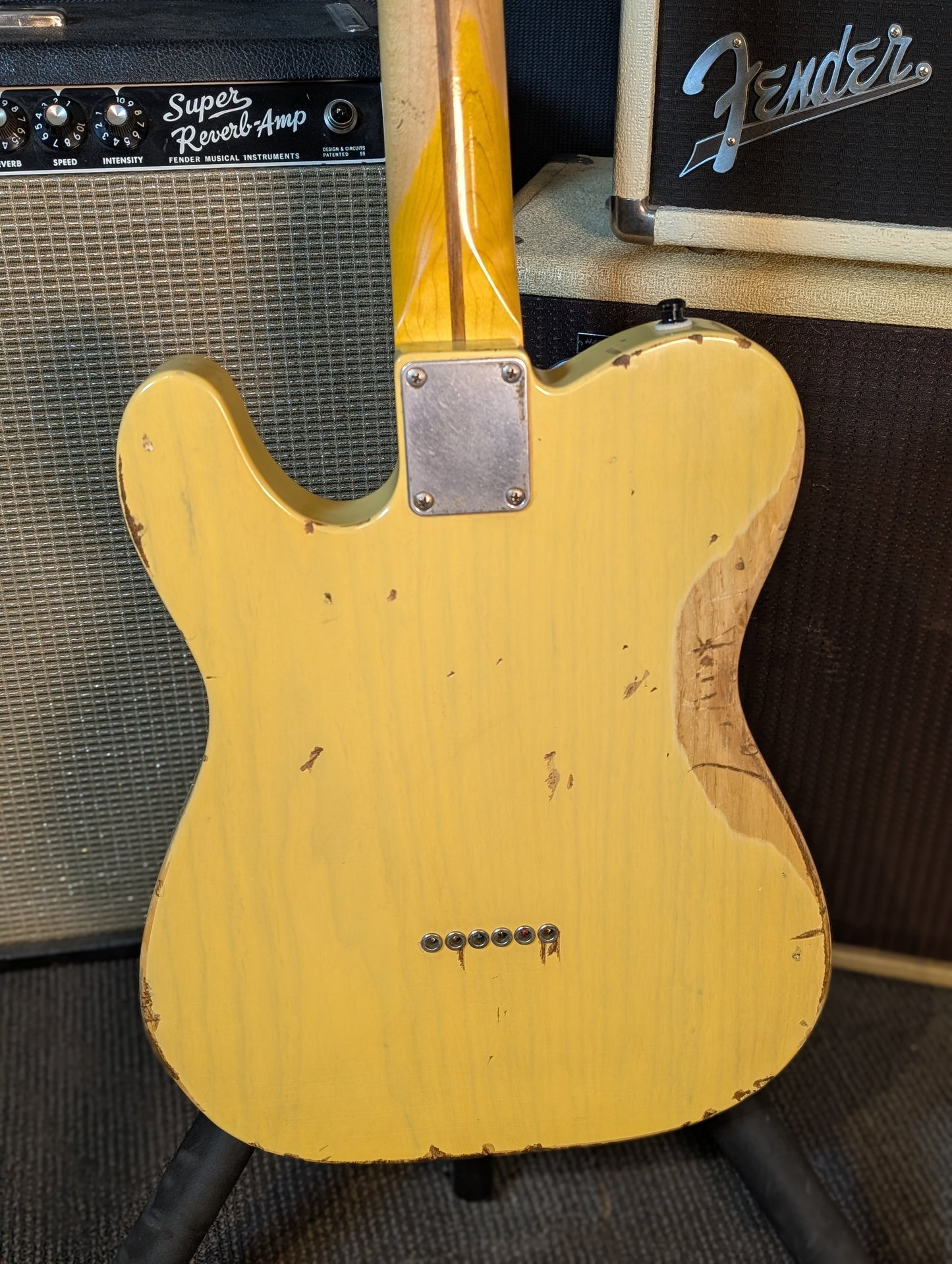 Nash E52 Electric Guitar w/Case - Heavy Relic Butterscotch Blonde (2012)