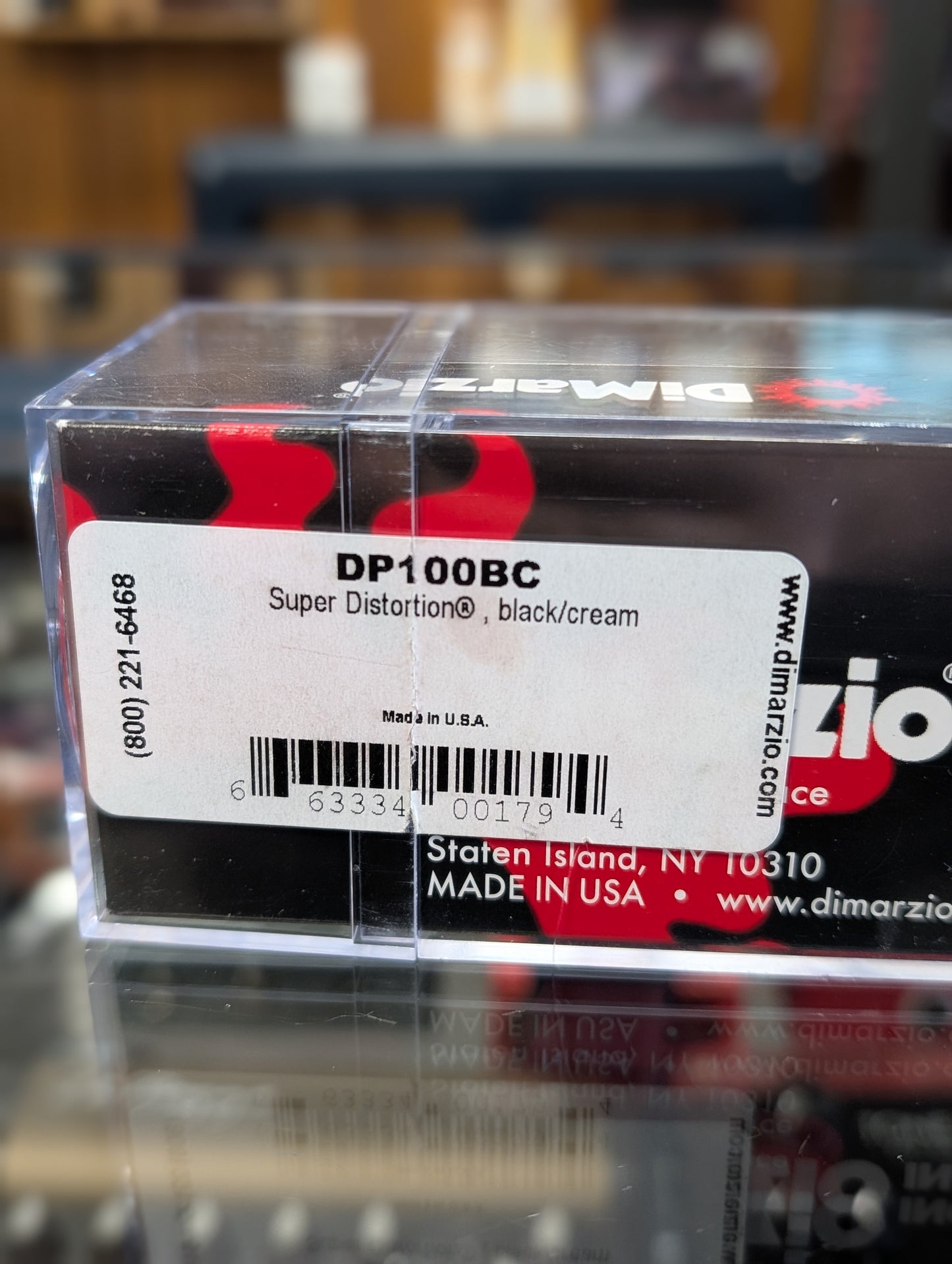 DiMarzio DP100 Super Distortion Humbucker Pickup - Black & Cream (Used)