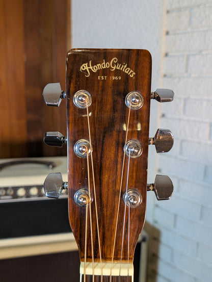 Hondo Tradition Series H-28 Dreadnought Acoustic Guitar - Natural (1980's)