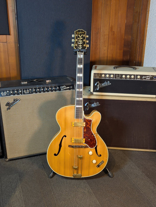 Epiphone Zephyr DeLuxe Regent Electric Archtop w/Case - Natural Blonde (1951)