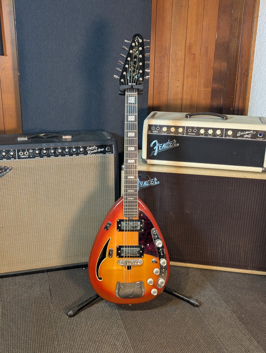 Vox Starstream XII 12 String Electric Guitar w/Case - Sunburst (1960's)