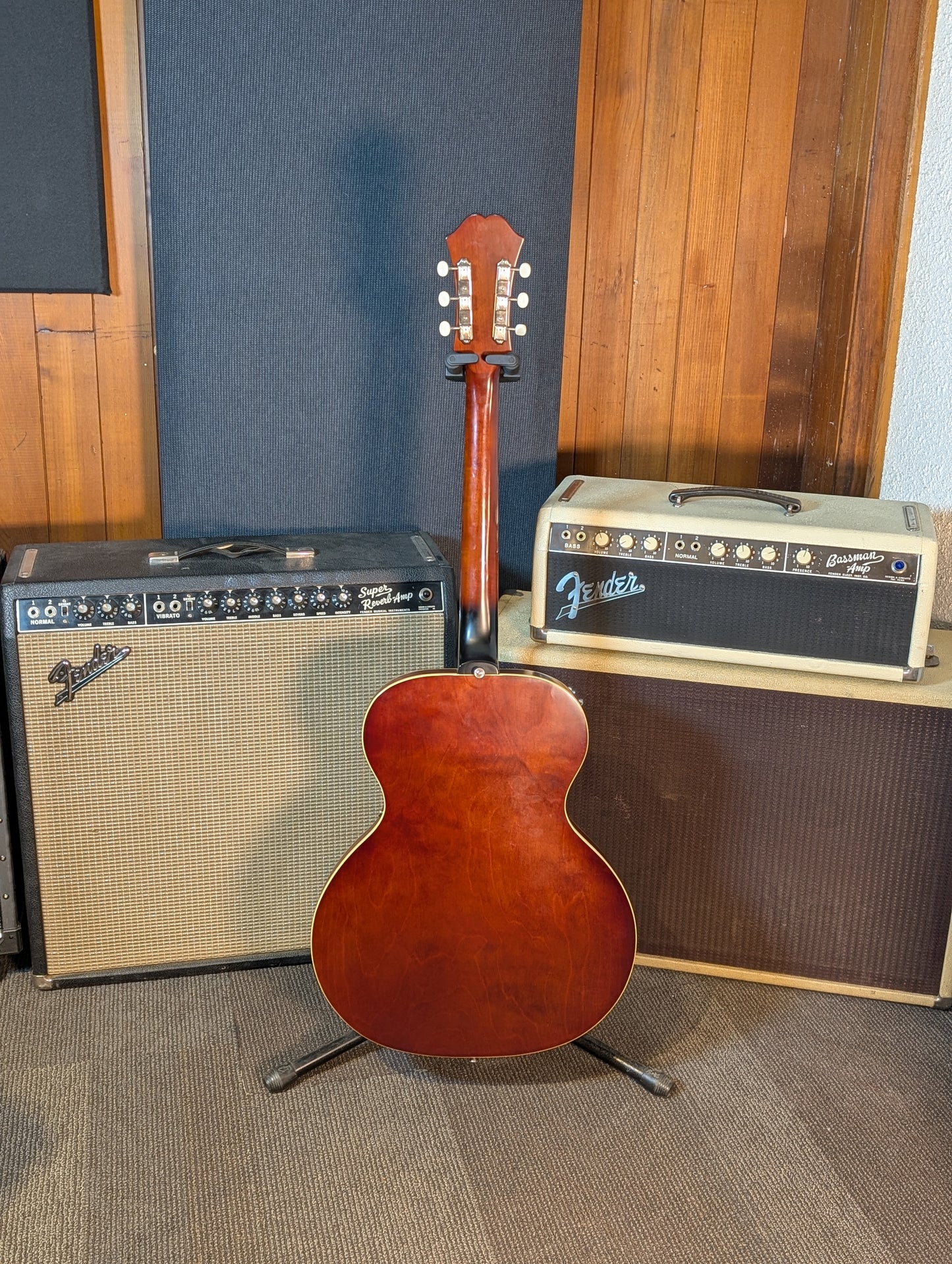Epiphone Inspired By "1966" Century Archtop Electric Guitar w/Case - Aged Gloss Vintage Sunburst (2016)