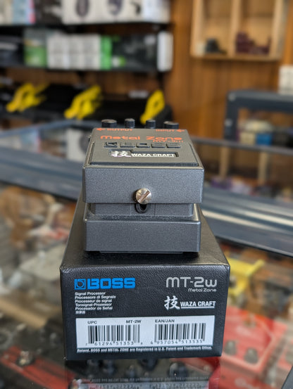 Boss MT-2W Waza Craft Metal Zone Distortion Pedal w/Box (Used)