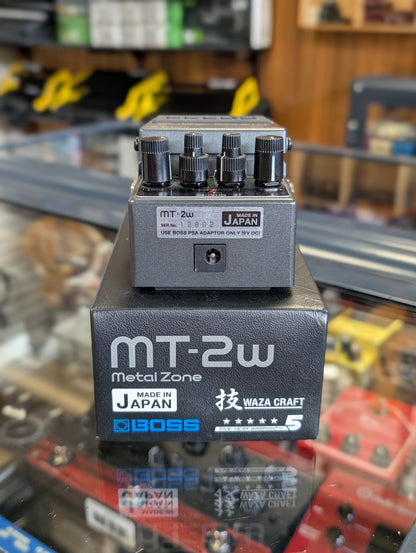 Boss MT-2W Waza Craft Metal Zone Distortion Pedal w/Box (Used)