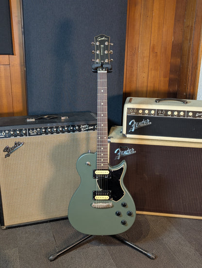 Godin Summit Classic SG Electric Guitar w/Gig Bag - Matte Green (Used)