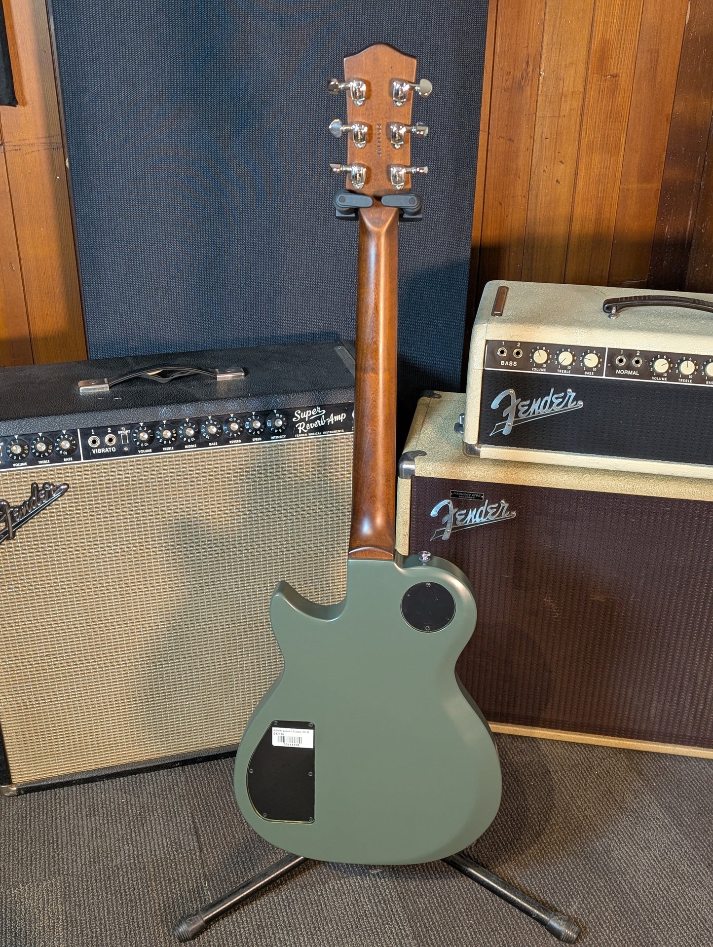 Godin Summit Classic SG Electric Guitar w/Gig Bag - Matte Green (Used)