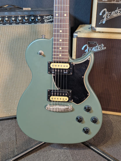 Godin Summit Classic SG Electric Guitar w/Gig Bag - Matte Green (Used)