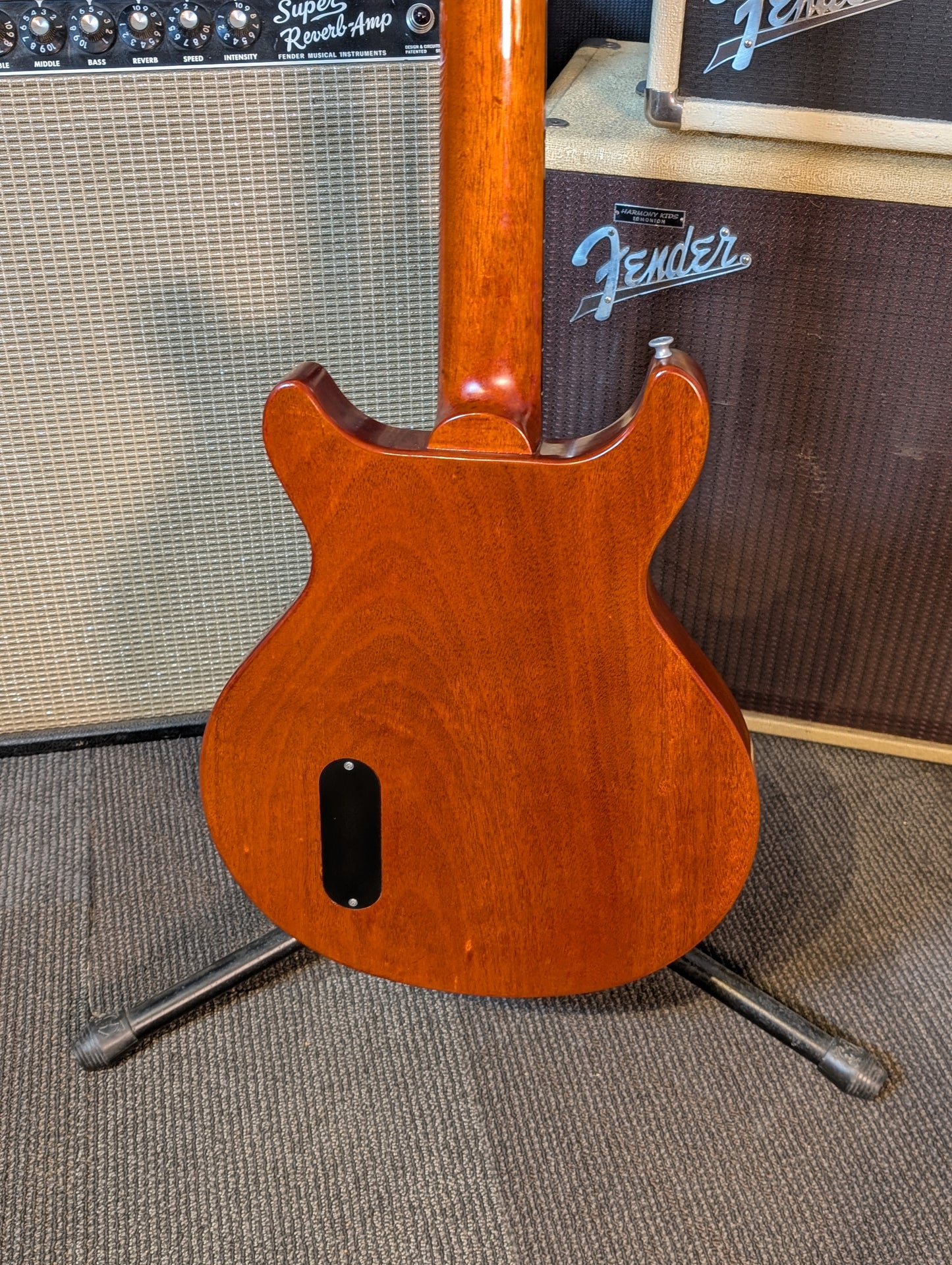 Eastman SB55DC/TV Double Cutaway Electric Guitar w/Case - Vintage Classic Finish (Serial #K2401157)
