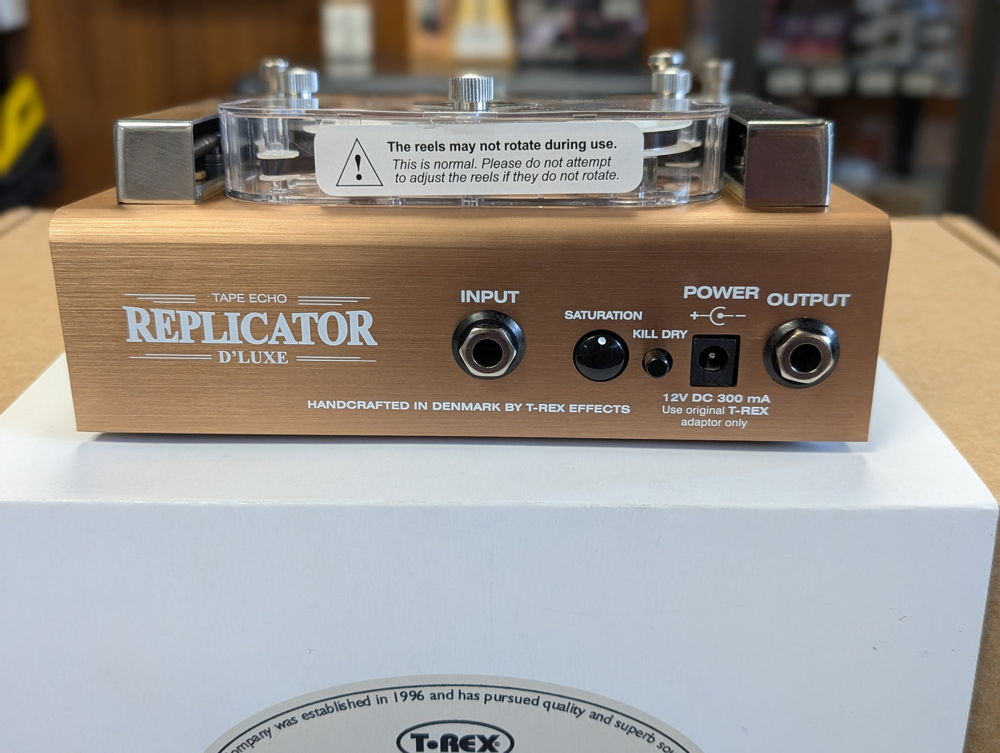 T-Rex Replicator D'Luxe Tape Echo Pedal w/Box & Replacement Tape (Used)