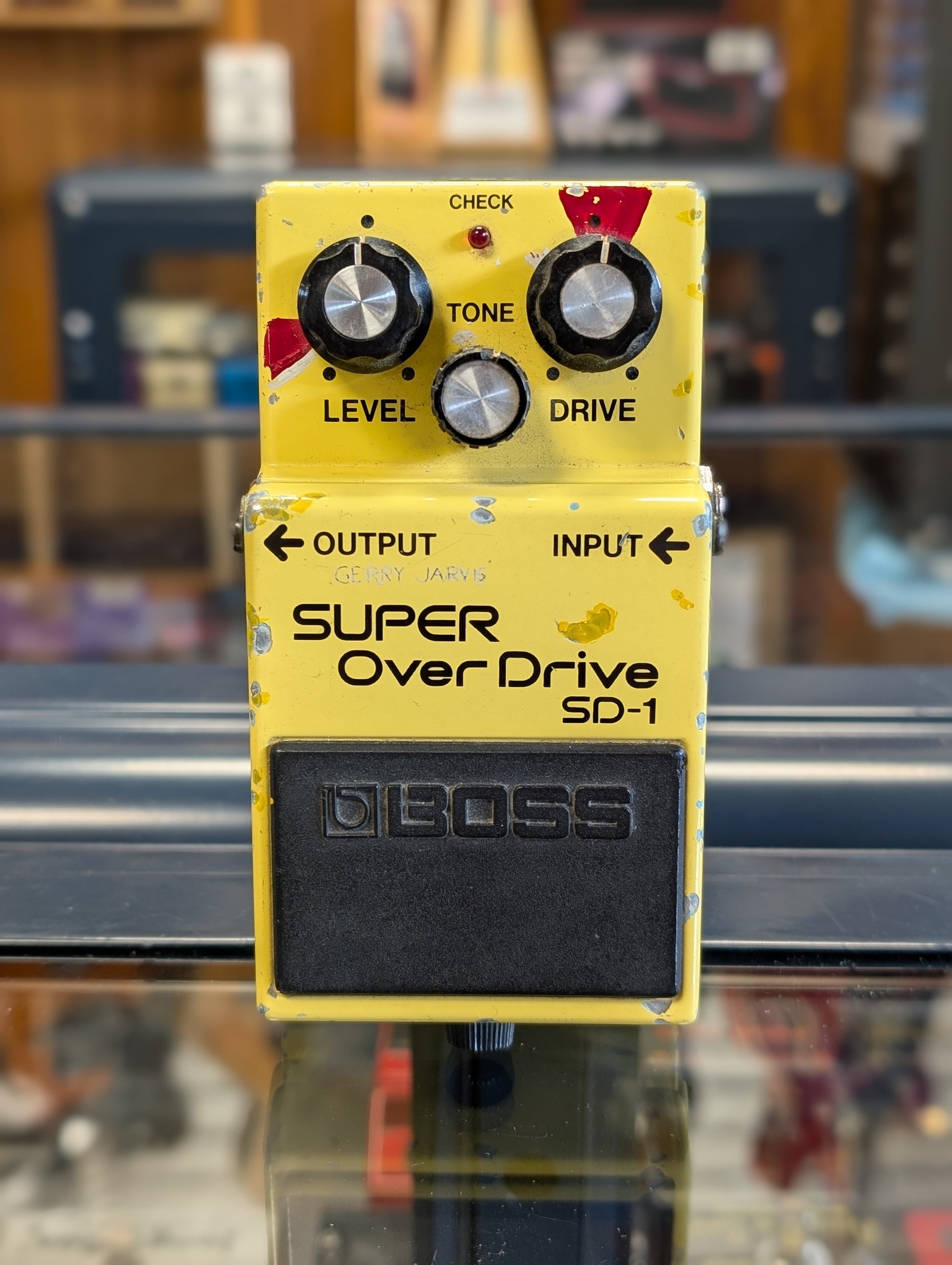 1982 pedal Boss SD-1 Super Overdrive Pedal (1982)