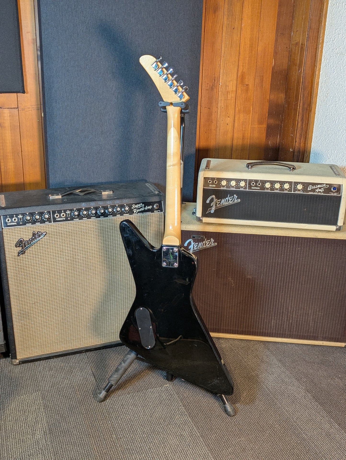 Hamer Slammer XP1 Electric Guitar - Black (1990's-Early 2000's)