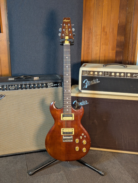 Aria Pro II Cardinal Series CS-250 Electric Guitar w/Case - Walnut (Early 1980's)