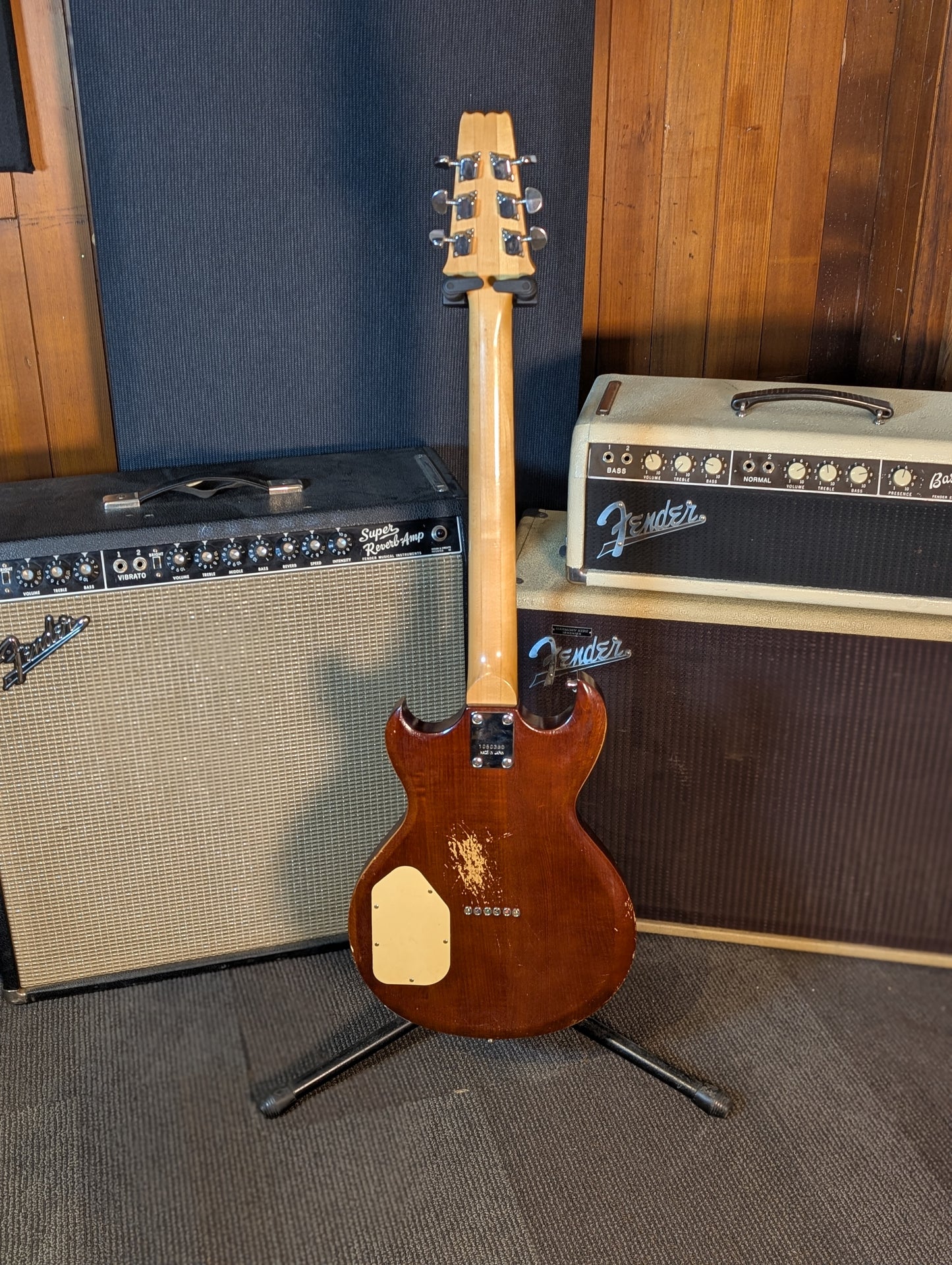 Aria Pro II Cardinal Series CS-250 Electric Guitar w/Case - Walnut (Early 1980's)