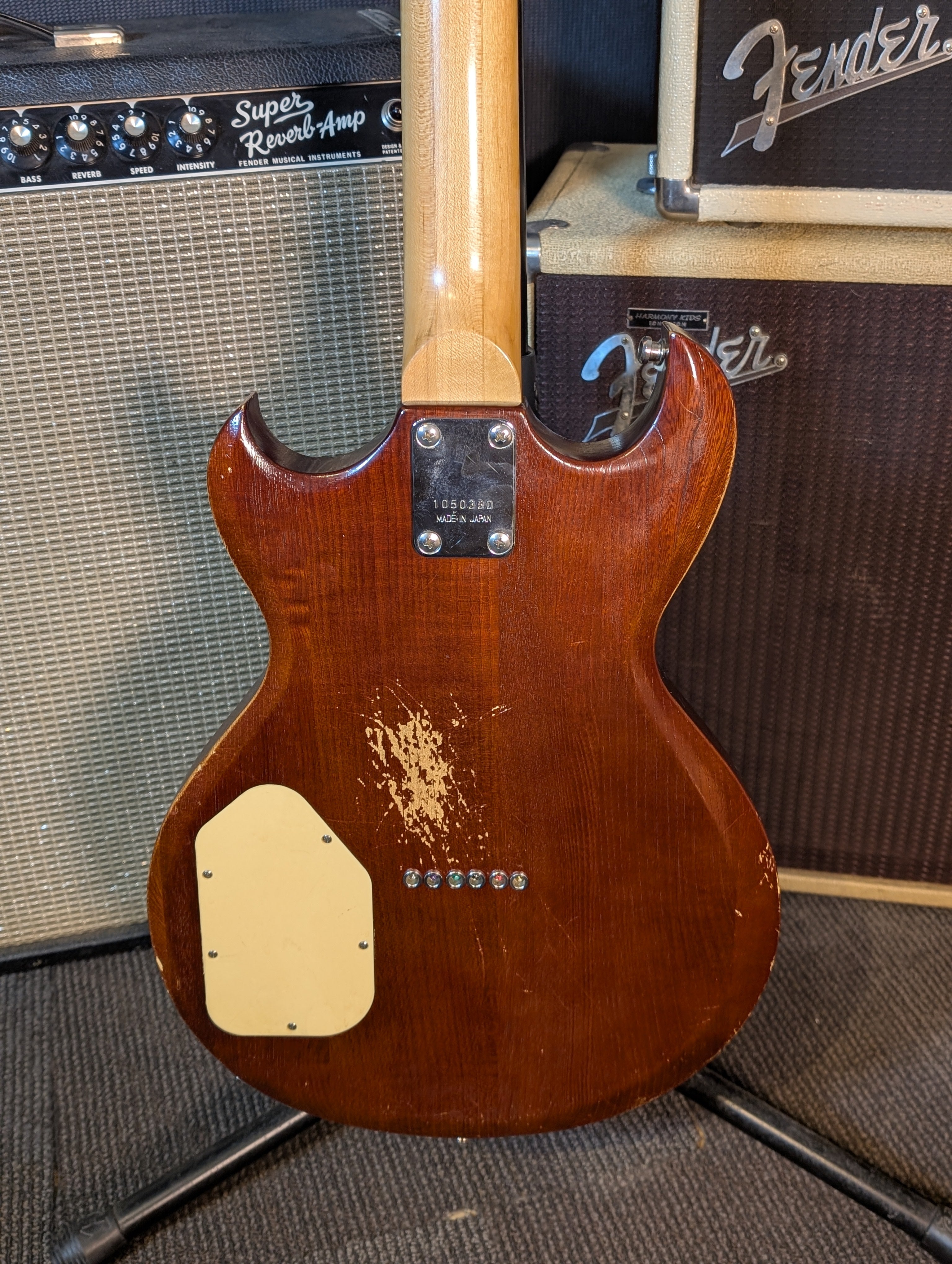 Aria Pro II Cardinal Series CS-250 Electric Guitar w/Case - Walnut