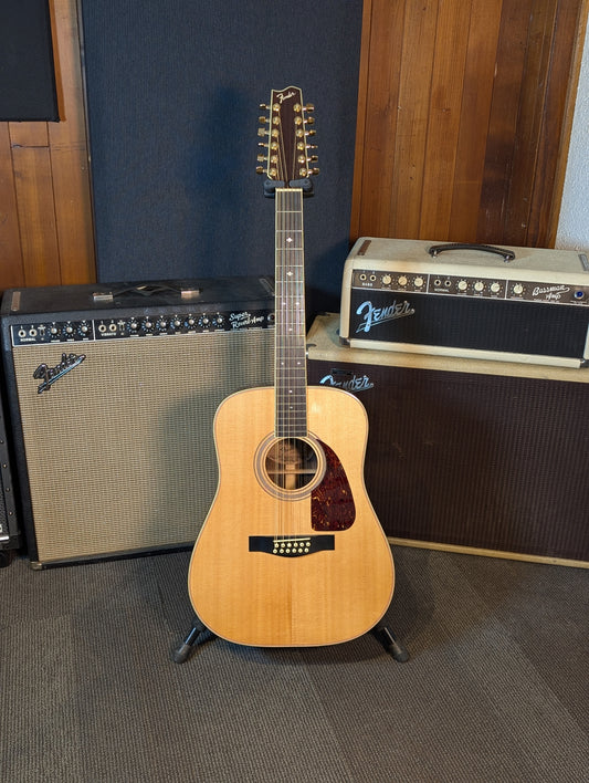 Fender F-360S-12 Dreadnought 12 String Acoustic Guitar - Natural (1980's)