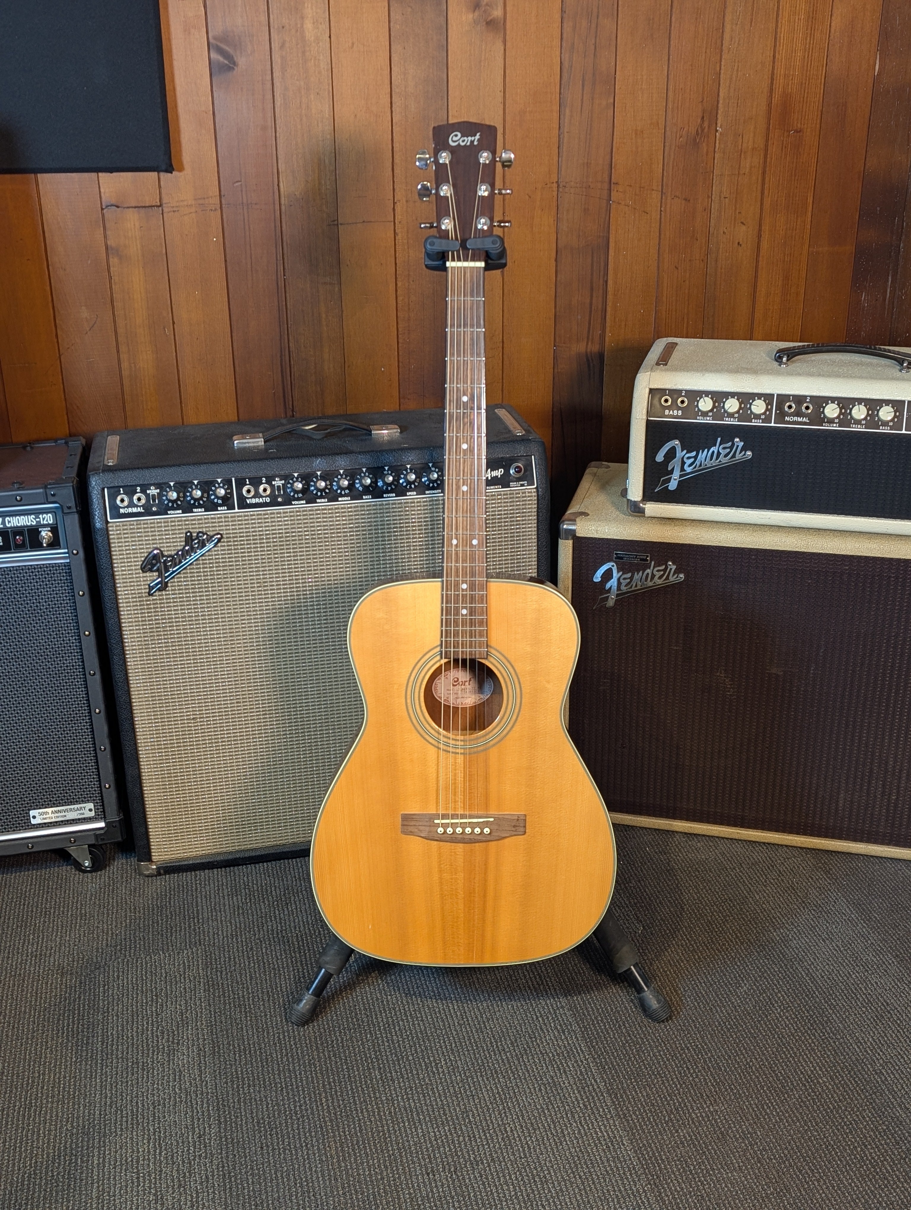 Cort Earth-72 Grand Concert Acoustic Guitar - Natural (Used