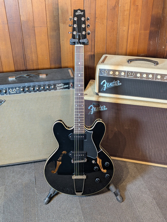 Heritage Standard H-530 V2 Hollow Body Electric Guitar w/Case - Ebony (Demo Stock)
