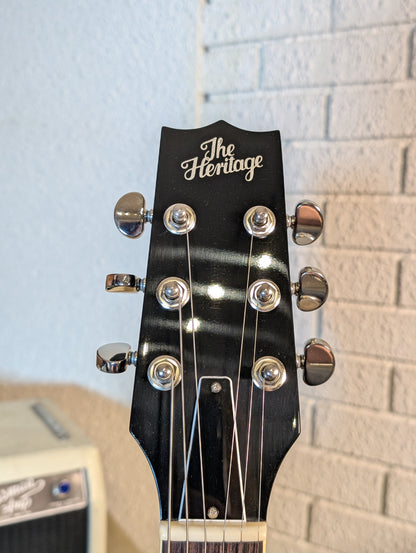 Heritage Standard H-530 V2 Hollow Body Electric Guitar w/Case - Ebony (Demo Stock)