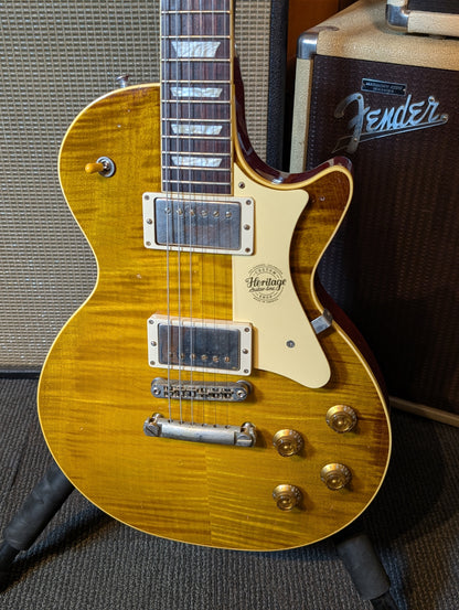 Heritage Custom Shop H-150 Single Cut Electric Guitar w/Case - Artisan Aged Dirty Lemon Burst (Demo Stock)