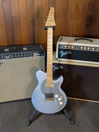 Eastman Fullertone SC'52 Electric Guitar w/Gig Bag - Ice Blue Metallic (Serial #F2501170)