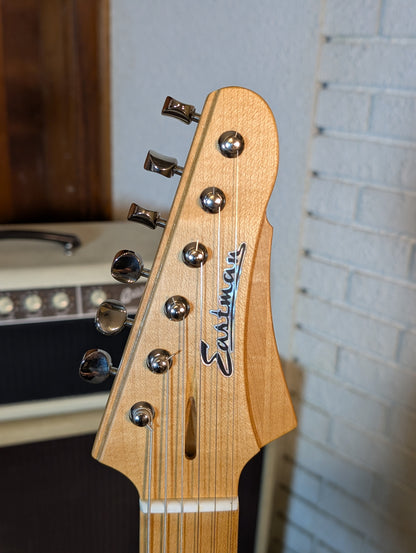 Eastman Fullertone SC'52 Electric Guitar w/Gig Bag - Ice Blue Metallic (Serial #F2501170)